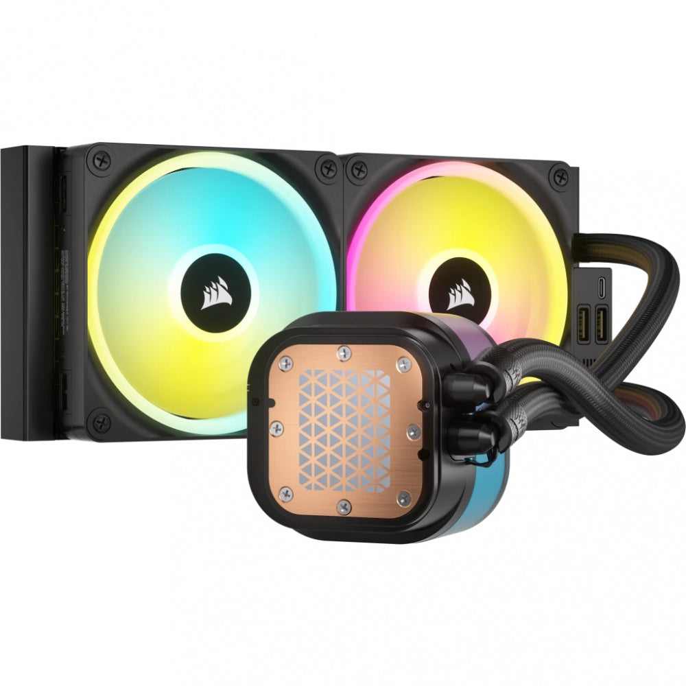 Enfriamiento líquido Corsair iCue Link H100I LCD RGB