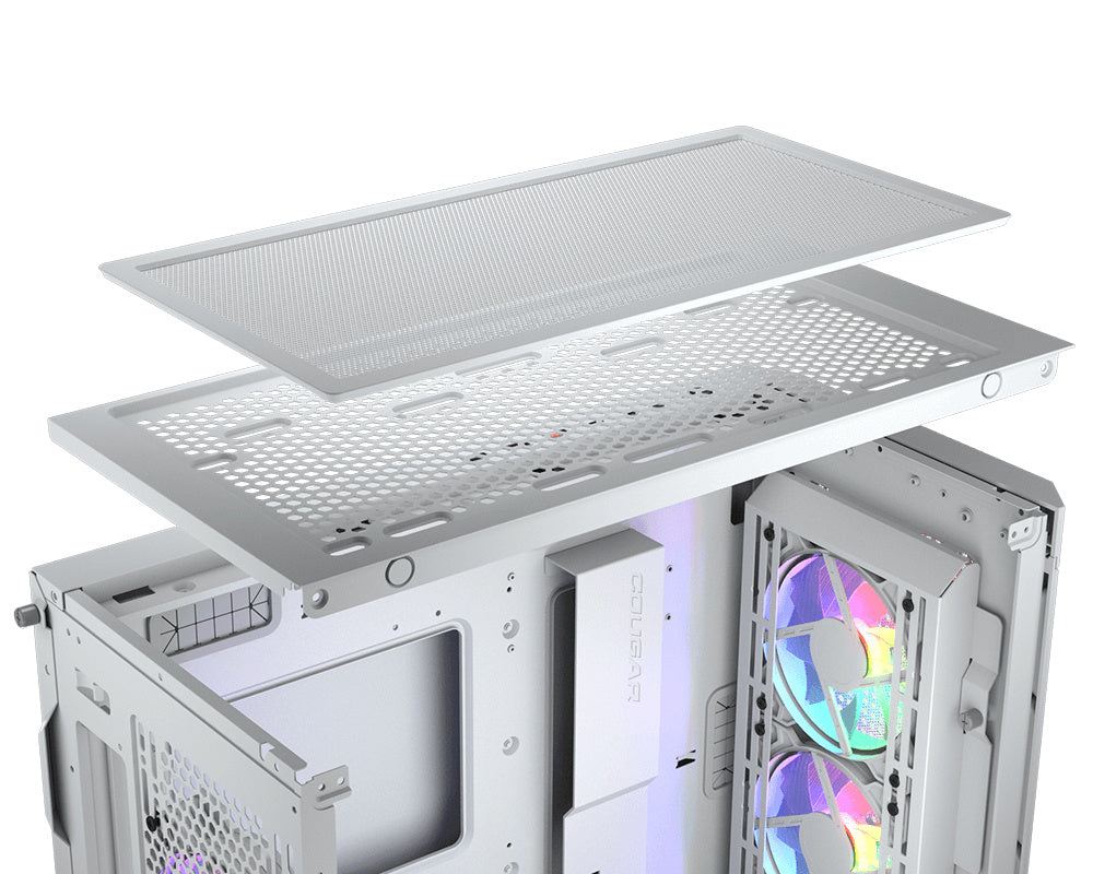 Gabinete Cougar Airface Pro RGB - E-ATX - Blanco
