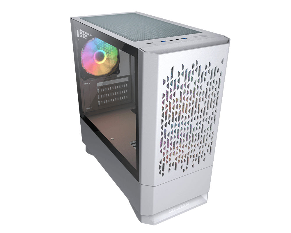 Gabinete Cougar MG140 Air RGB - Micro ATX - Blanco