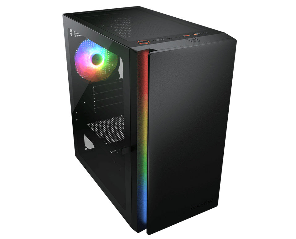 Gabinete Cougar Purity RGB - Micro ATX - Negro