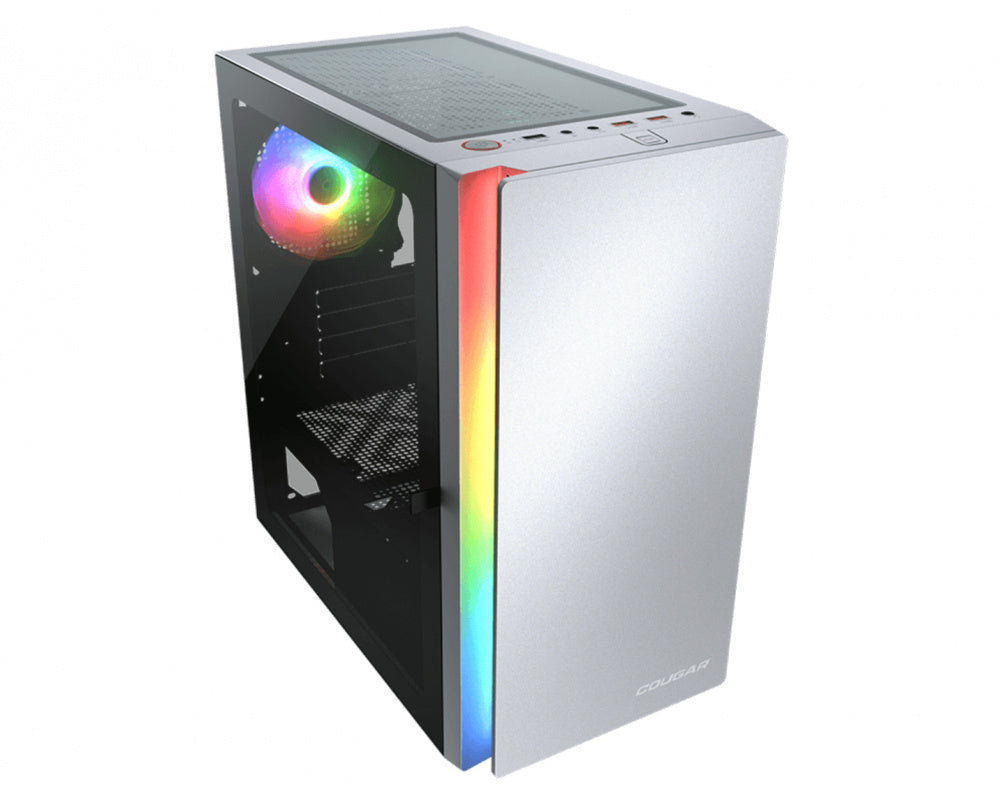 Gabinete Cougar Purity RGB - Micro ATX - Blanco
