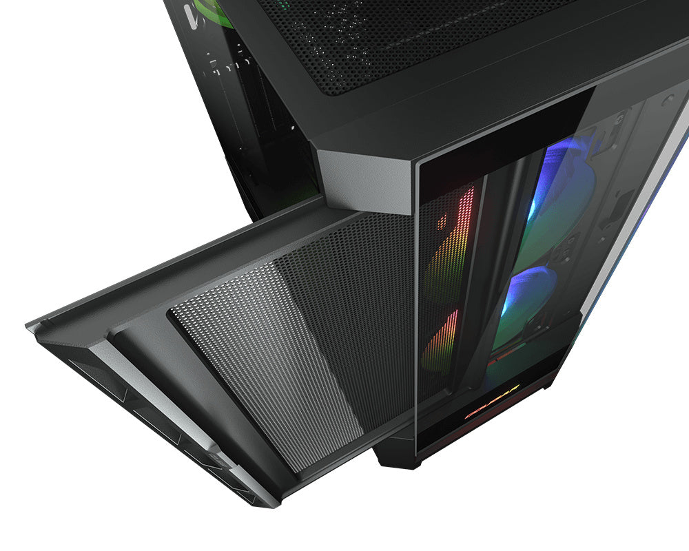 Gabinete Cougar Duoface RGB - E- ATX - Negro