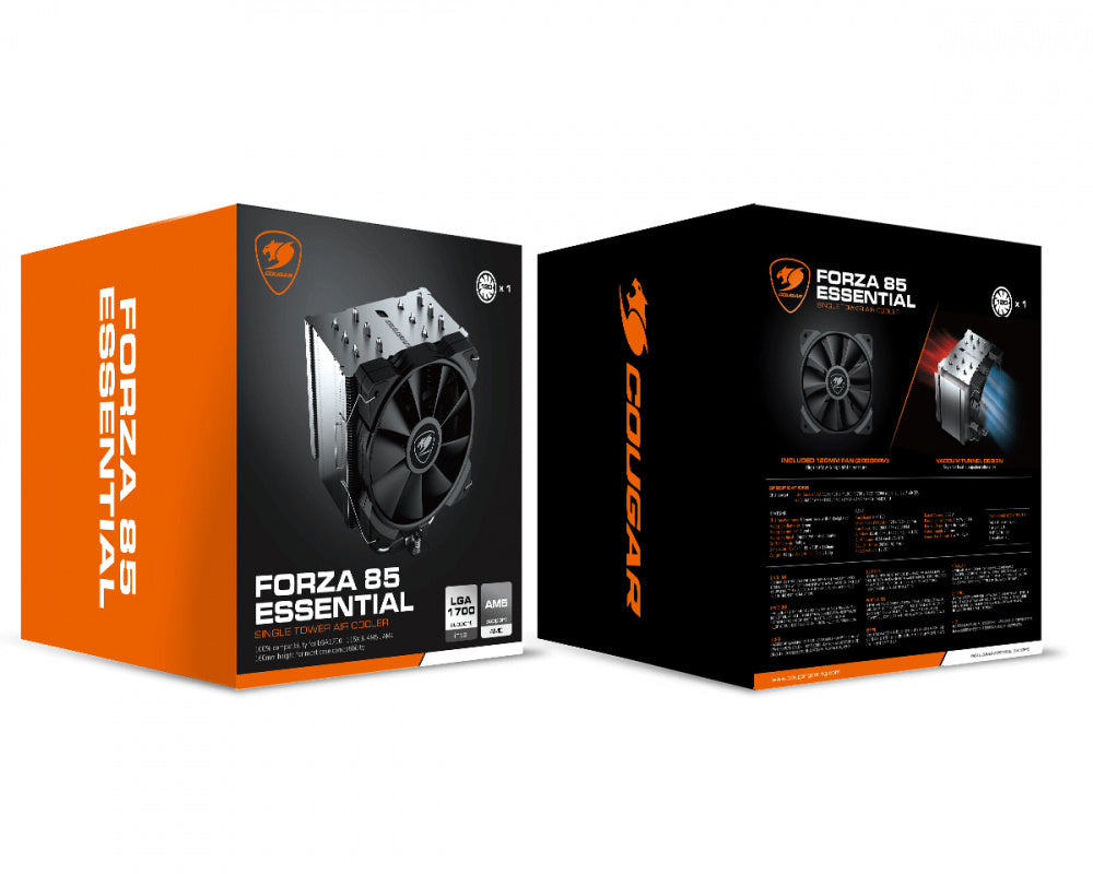Ventilador CPU Cougar Forza 85 Essential - Negro