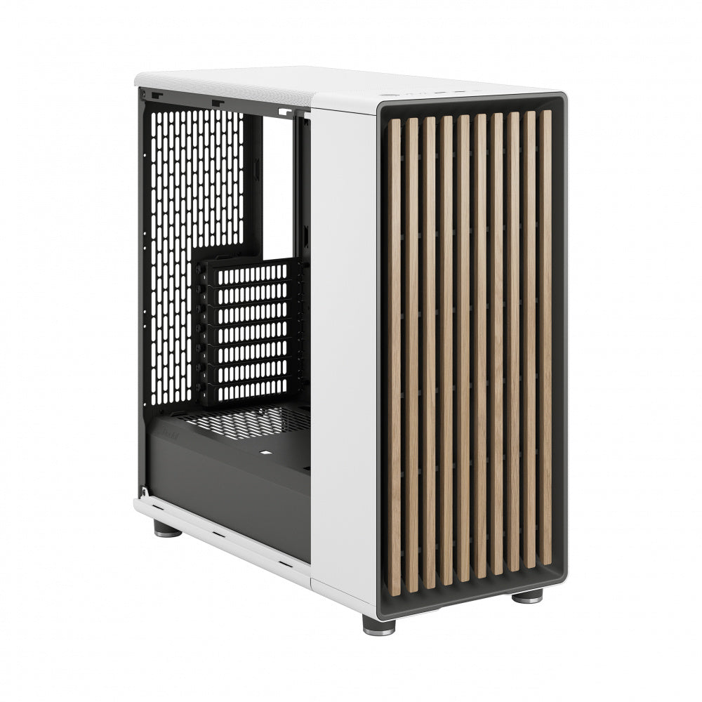 Gabinete Fractal Design North TG - Micro ATX - Blanco