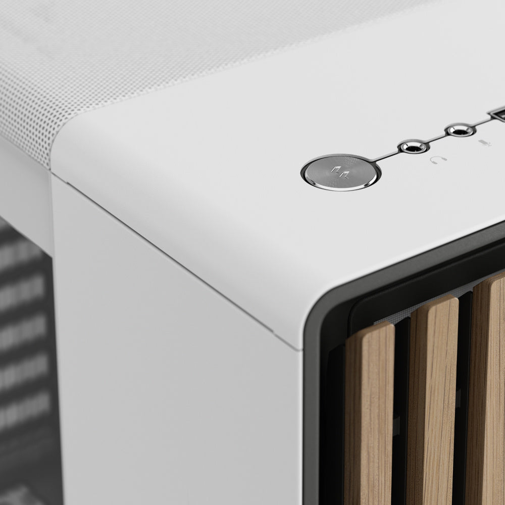 Gabinete Fractal Design North TG - Micro ATX - Blanco