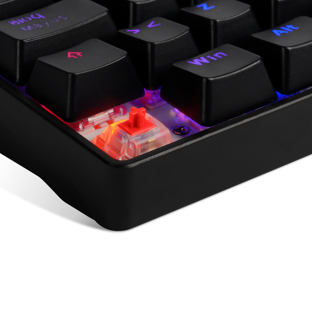 Teclado Mecánico GAME FACTOR KBG560-RD - Switch Red