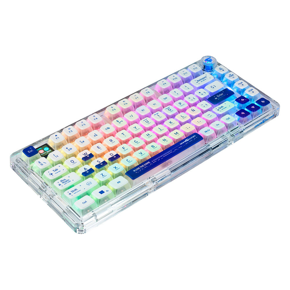 Teclado Gasket Mecánico Game Factor KBG800 RGB - Switch Pudding