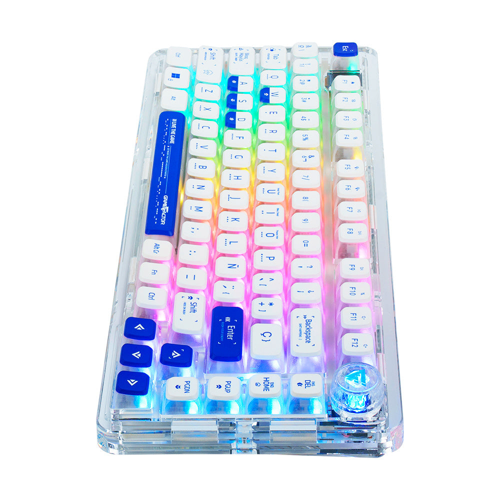 Teclado Gasket Mecánico Game Factor KBG800 RGB - Switch Pudding