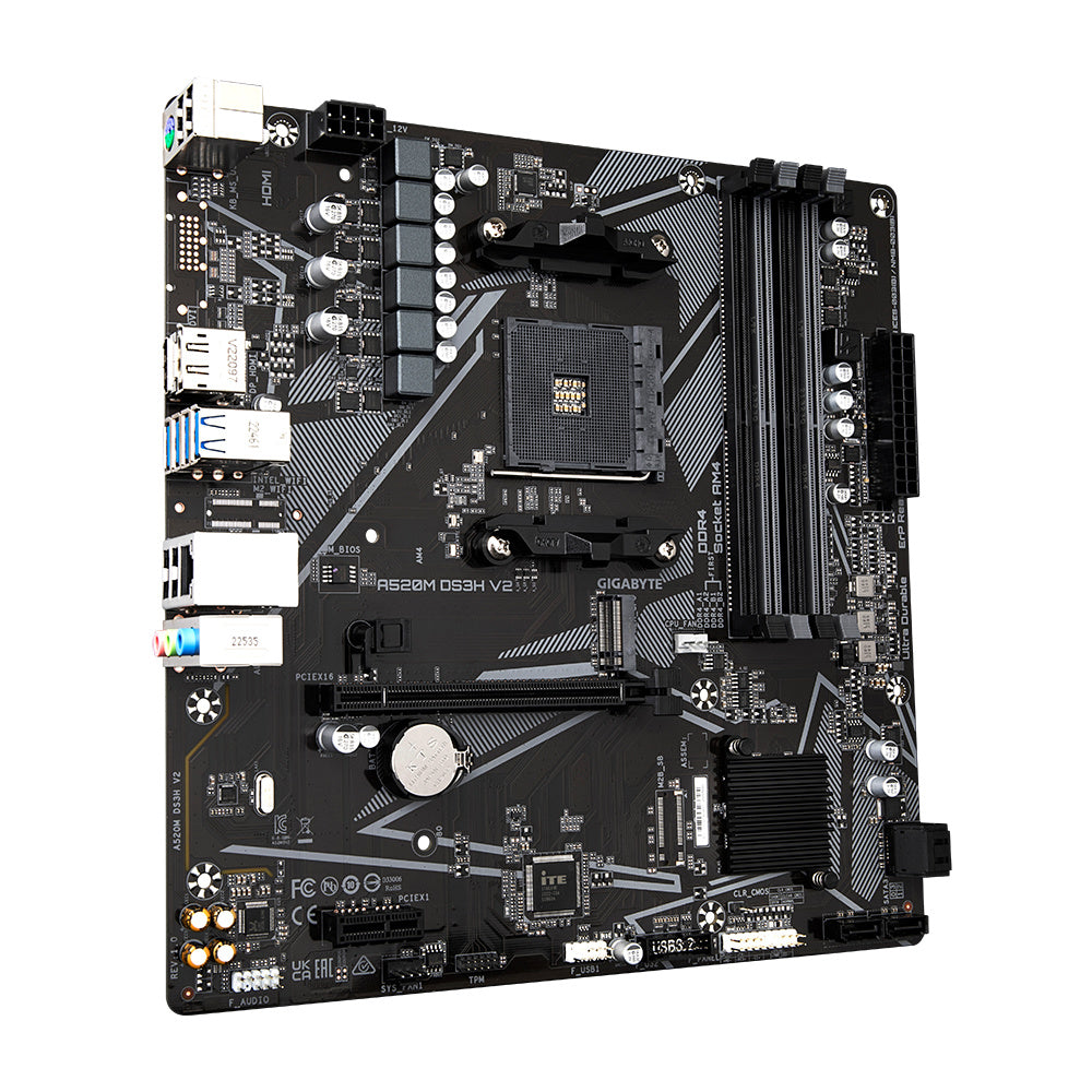 Tarjeta Madre Gigabyte A520M DS3H V2 - AM4 - Micro ATX