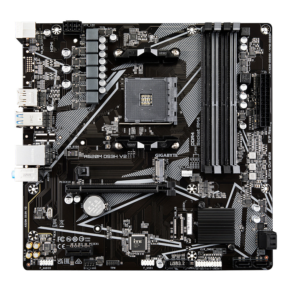 Tarjeta Madre Gigabyte A520M DS3H V2 - AM4 - Micro ATX