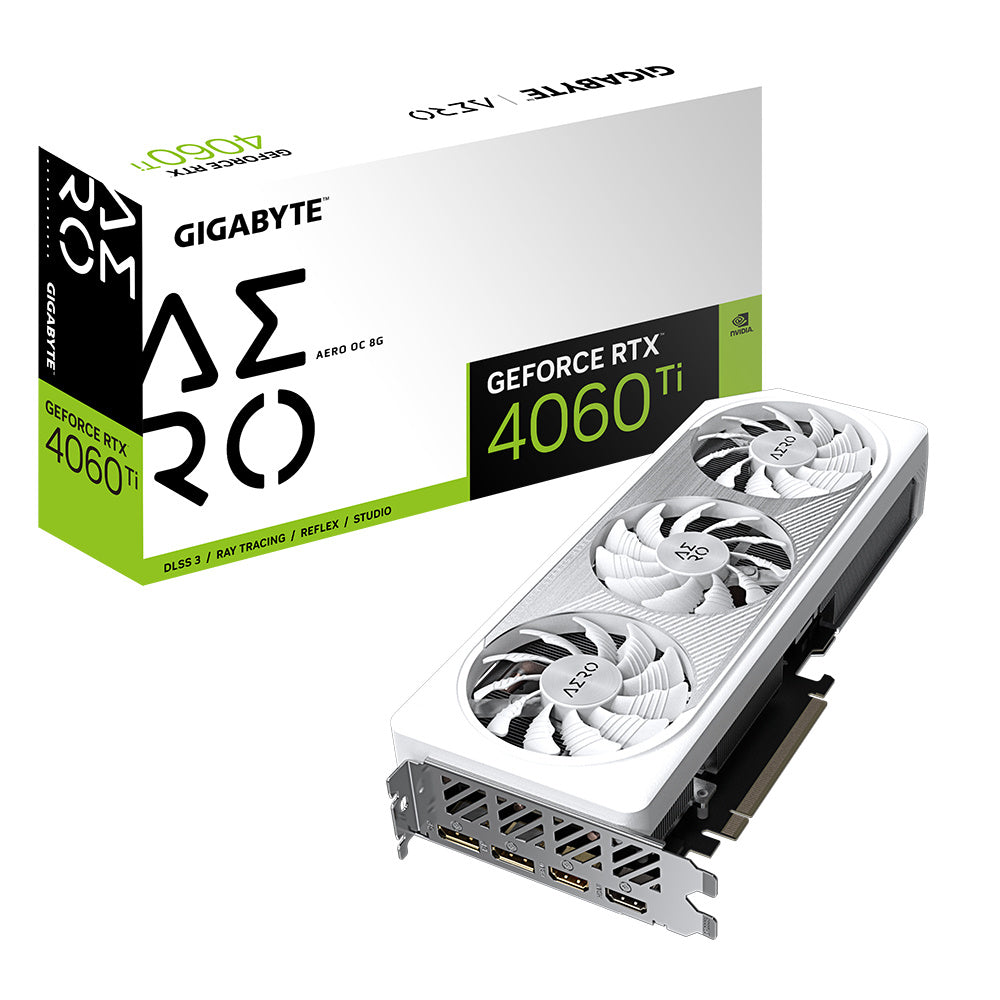 Tarjeta de Video Gigabyte NVIDIA GeForce RTX 4060 Ti AERO OC 8G, 8GB