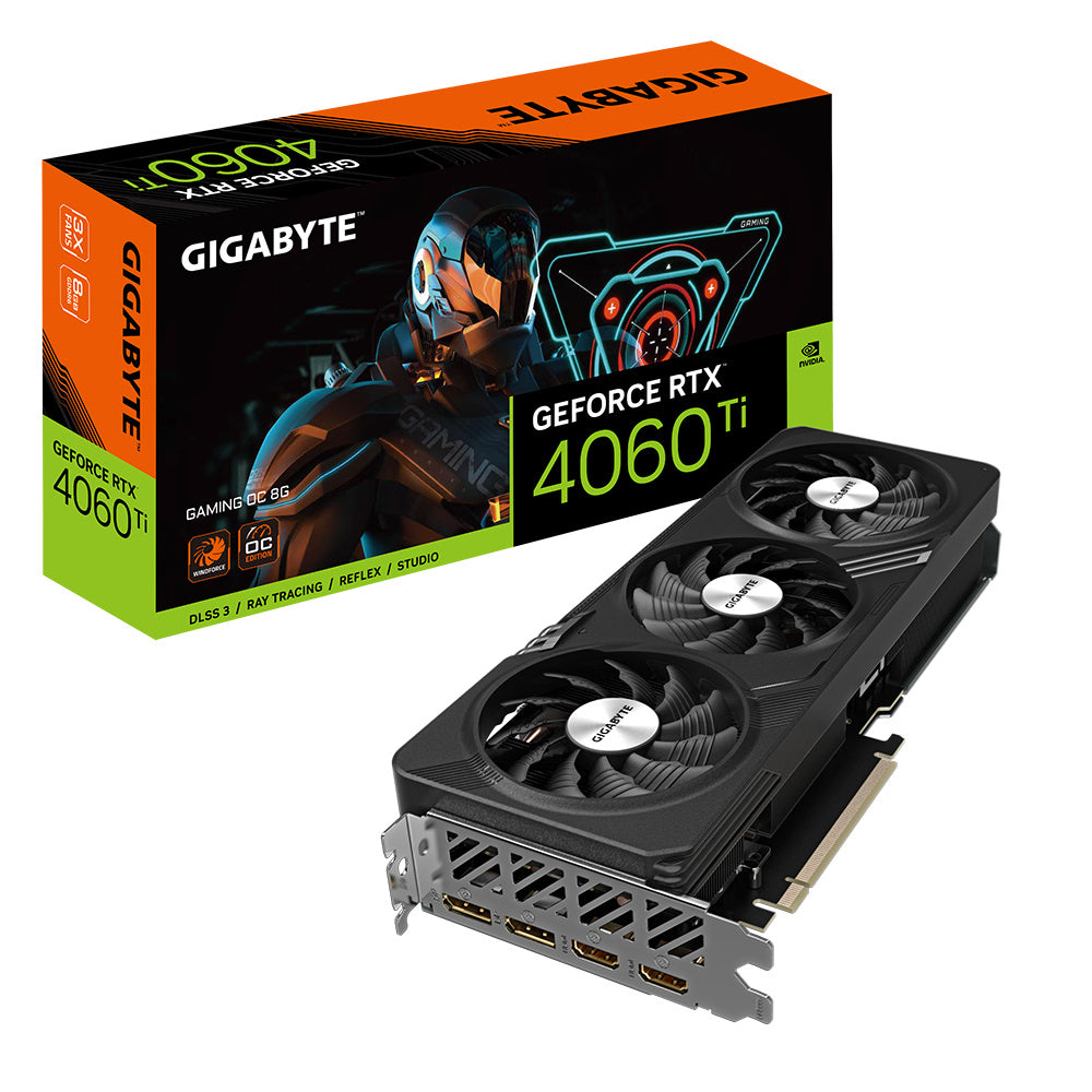 Tarjeta de Video Gigabyte NVIDIA GeForce RTX 4060 Ti Gaming OC - 8GB