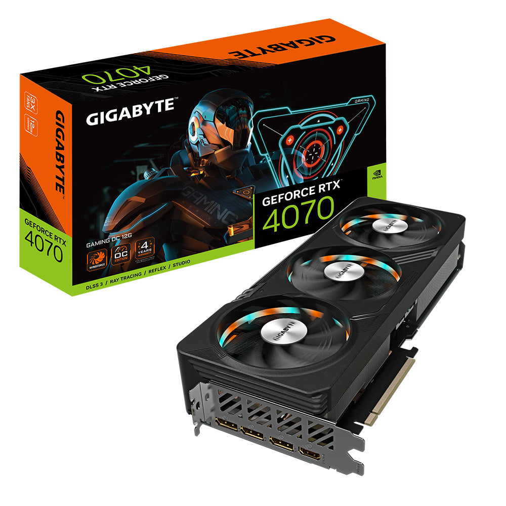 Tarjeta de Video Gigabyte NVIDIA GeForce RTX 4070 GAMING OC - 12GB