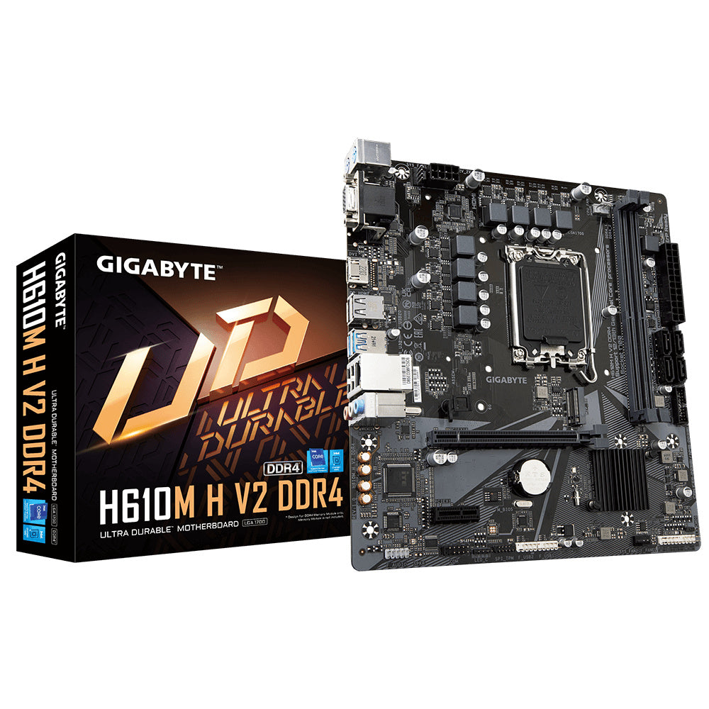 Tarjeta Madre GIGABYTE H610M H V2 DDR4 - LGA1700 - Micro ATX