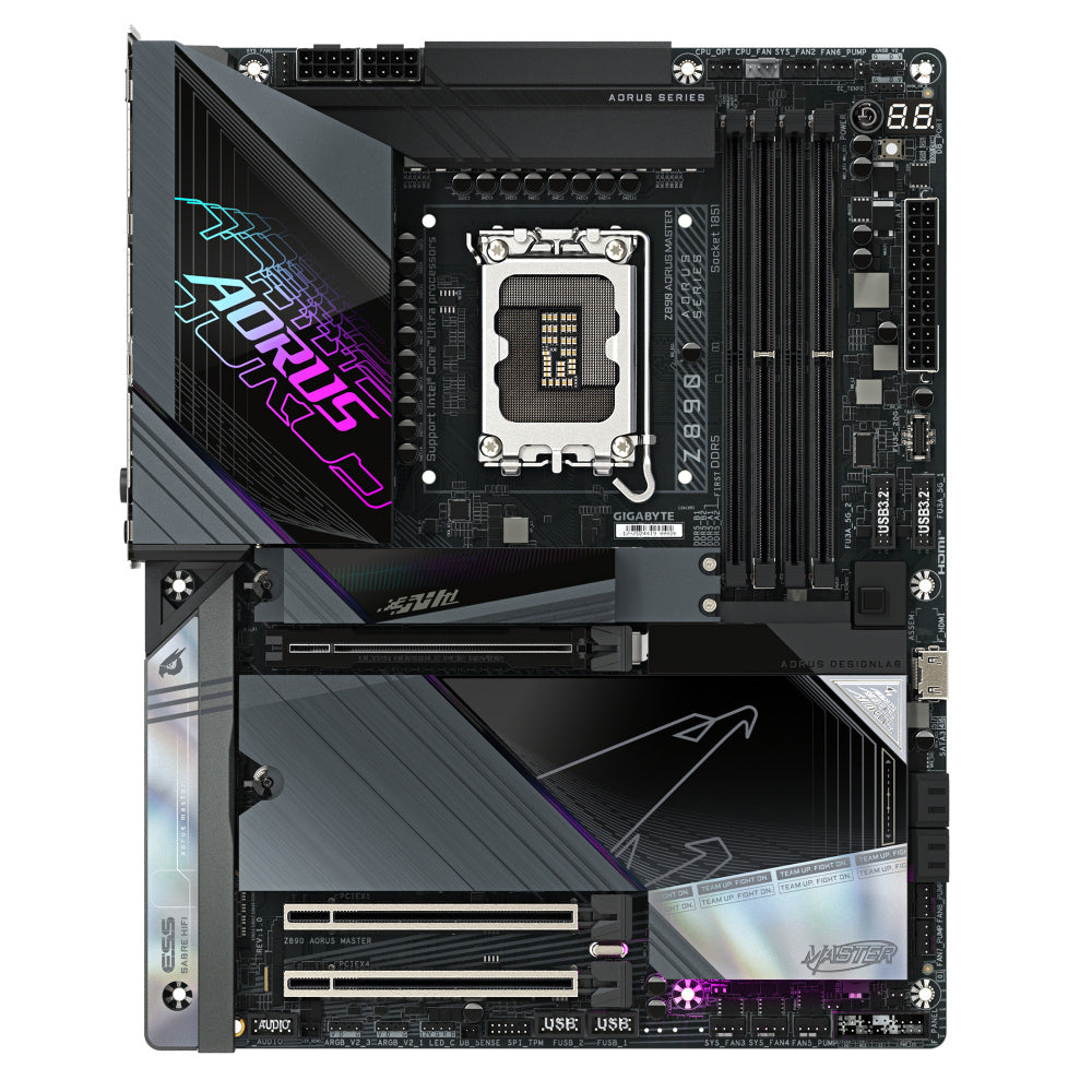 Tarjeta Madre Gigabyte Z890 AORUS MASTER, ATX, LGA 1851, Intel Z890, 256GB DDR5