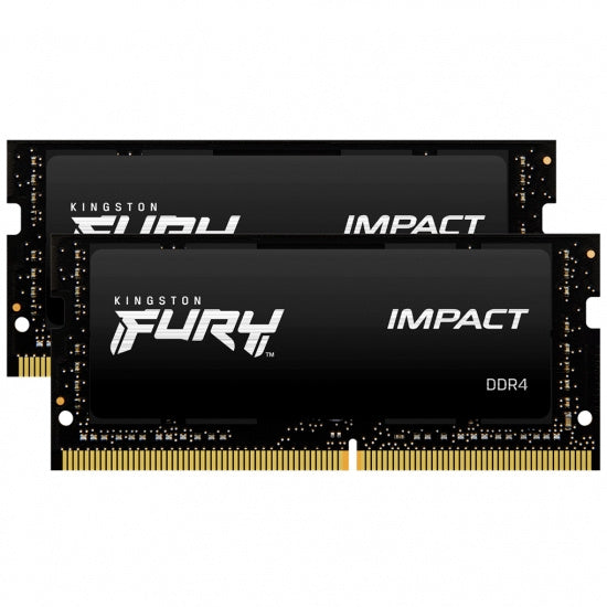 Memoria RAM SODIMM Kingston Fury Impact 32Gb | 2X16GB | DDR4 3200Mhz