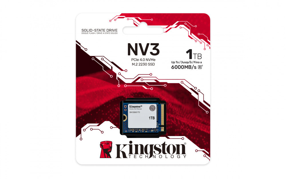 Unidad de estado solido M.2 Kingston NV3SM3 1TB