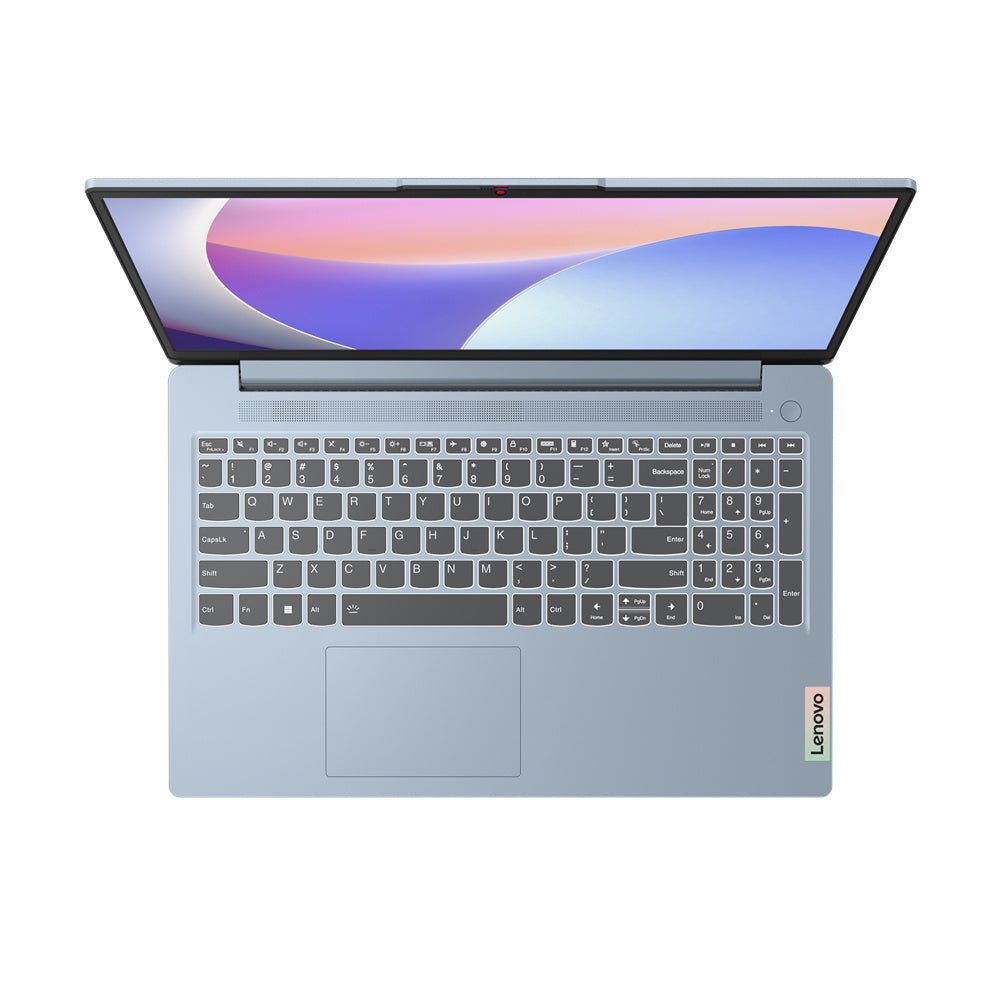 LAPTOP LENOVO IDEAPAD SLIM 3 15IAN8 / CORE I3 N305 1.8GHZ, 8GB, 256GB SSD, 15.6 FHD, COLOR AZUL ESCARCHA, WIN 11 HOME