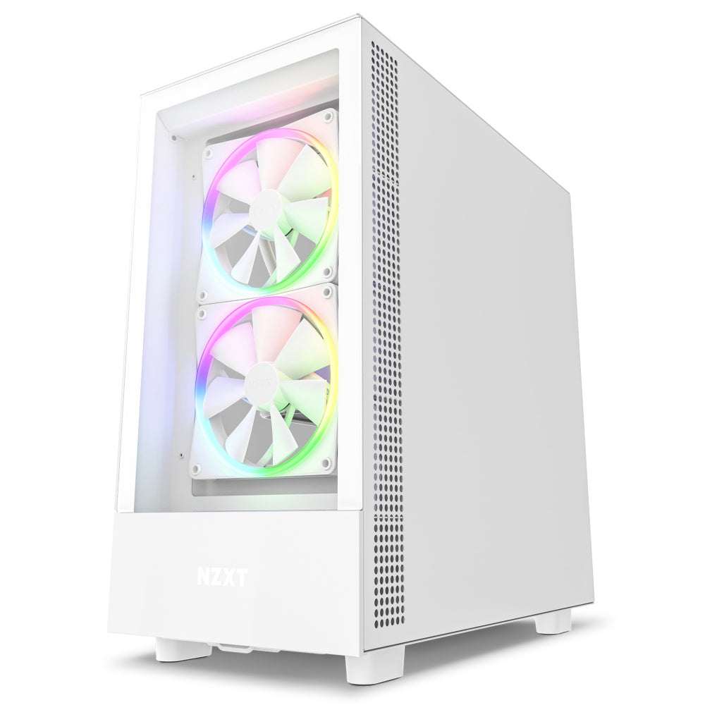 Gabinete NZXT H5 Elite Compact- ATX- Blanco