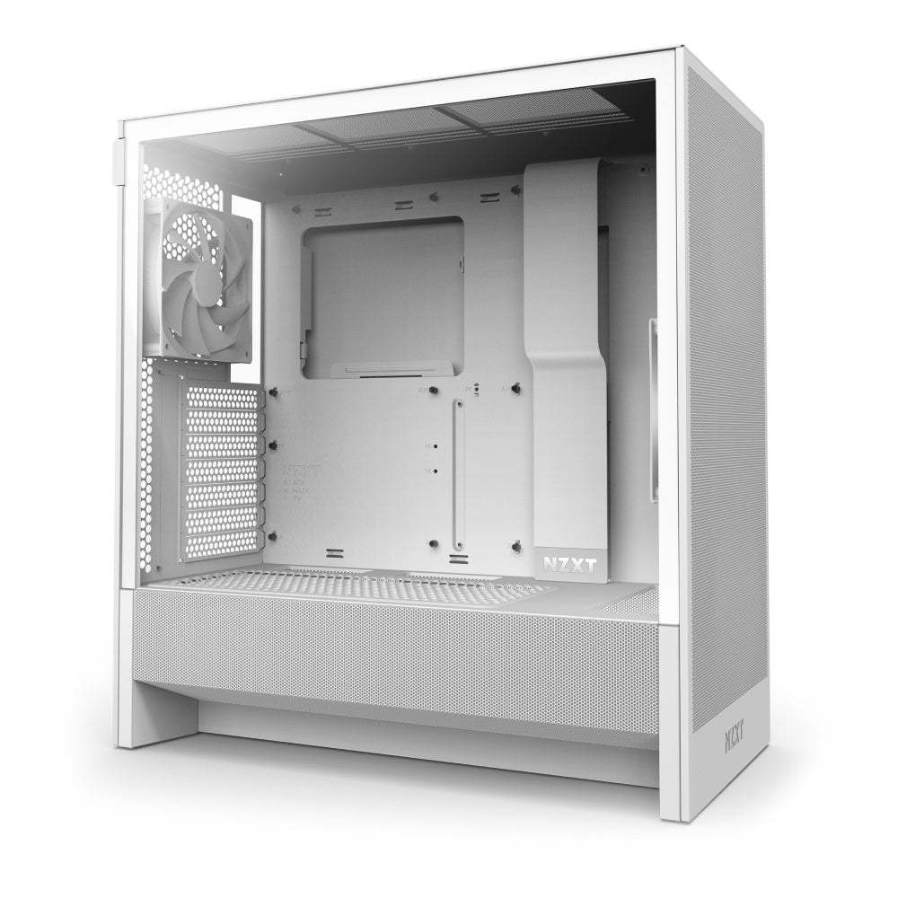 Gabinete NZXT H5 FLOW, Midi-Tower, ATX - Blanco