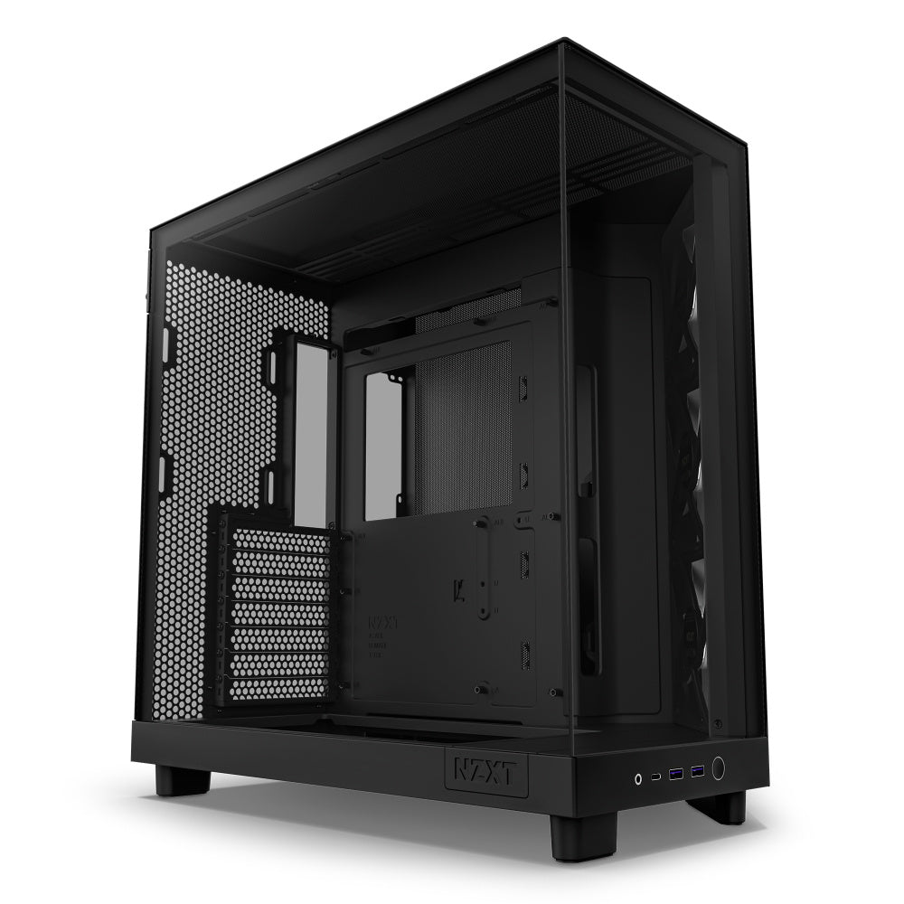 Gabinete NZXT H6 Flow RGB - ATX - Negro