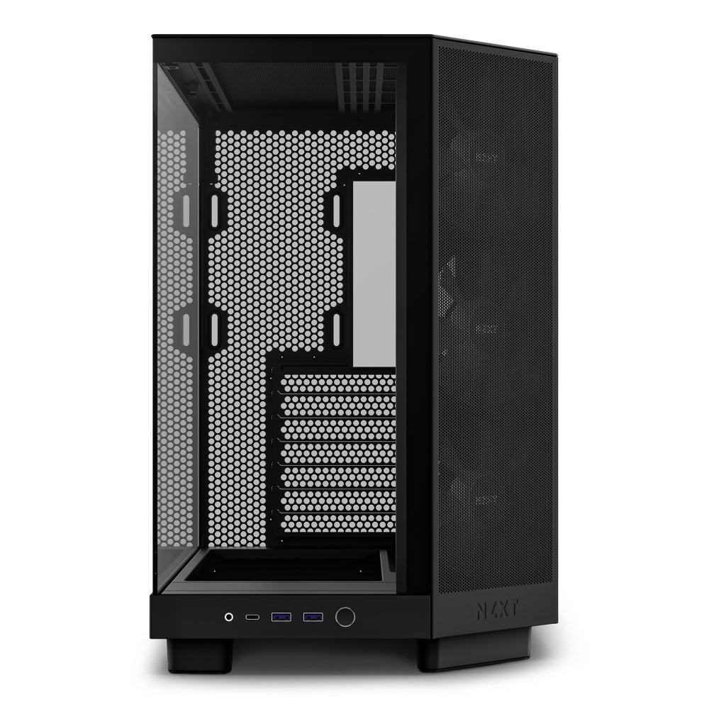 Gabinete NZXT H6 Flow RGB - ATX - Negro