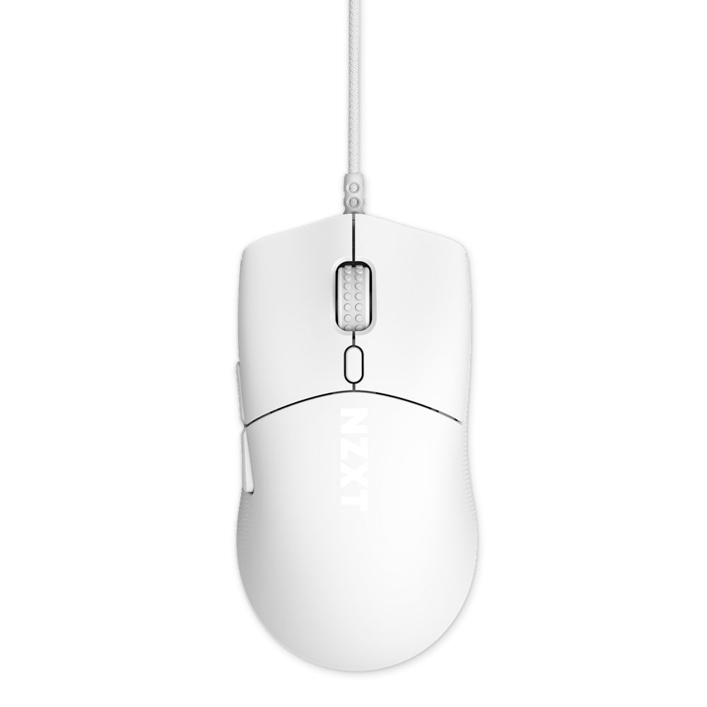 Mouse Gamer NZXT Lift 2 Symm - Alámbrico - Blanco
