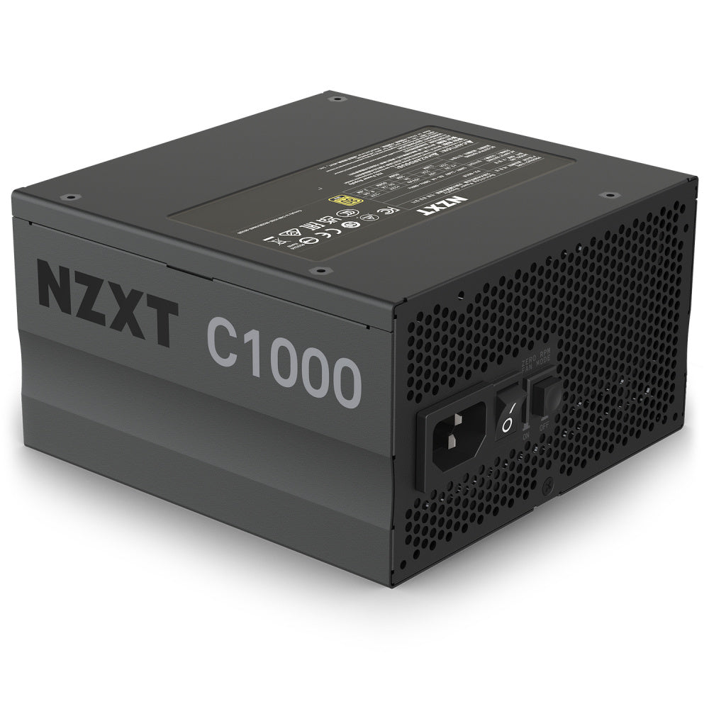 Fuente de Poder NZXT C1000 80 PLUS Gold, 24-pin ATX, 135mm, 1000W