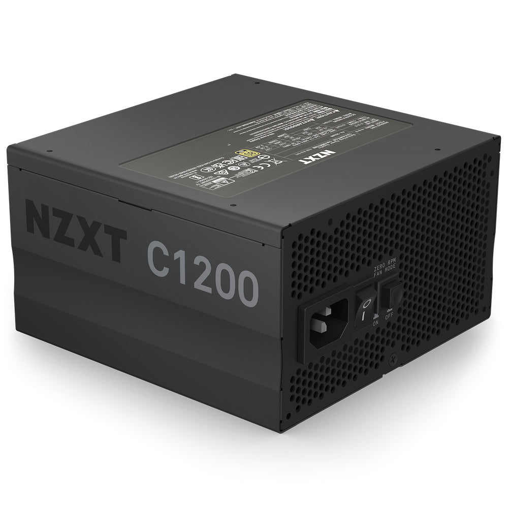 ﻿Fuente de Poder NZXT C1200 Gold 80 Plus Gold, 24-pin ATX, 135mm, 1200W