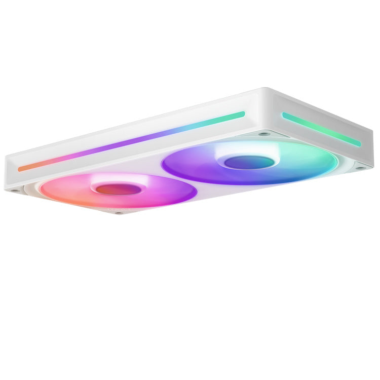 Ventilador NZXT F240 RGB Core 2x 120mm - Blanco