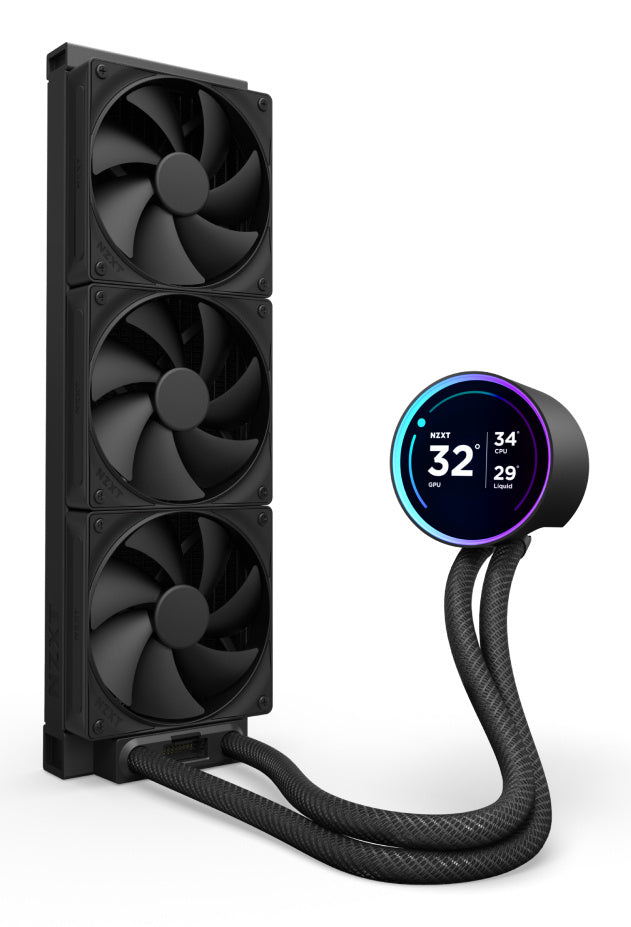 Enfriamiento Liquido NZXT Elite 360 V2 para CPU- 360mm - Negro