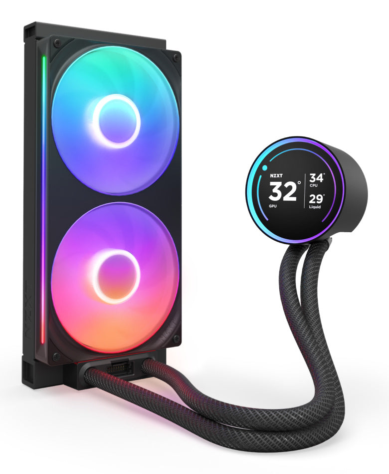 Enfriamiento Liquido NZXT Elite 280 V2 para CPU- 280mm - Negro