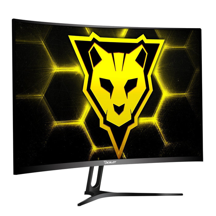 Monitor Gamer Curvo Ocelot Gaming OM-C24 LED 23.6" - Full HD - 165Hz - Negro