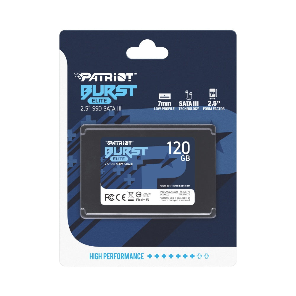 Unidad de estado solido 2.5" Patriot Burst Elite 120GB