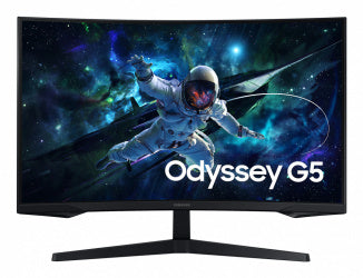 Monitor Gamer Curvo SAMSUNG Odyssey G5 G55C LED 32", Quad HD, FreeSync, 165Hz - Negro