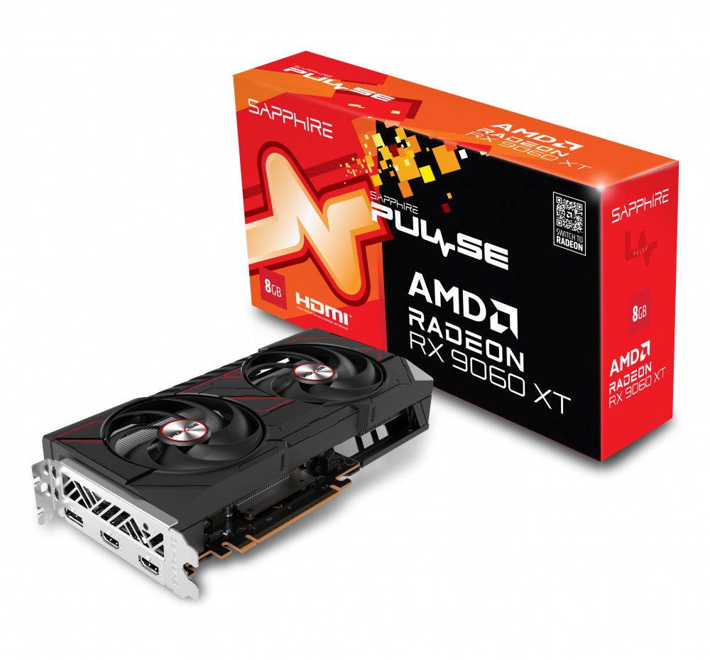 Tarjeta de Video Sapphire AMD Radeon RX 9060 XT Pulse 8GB