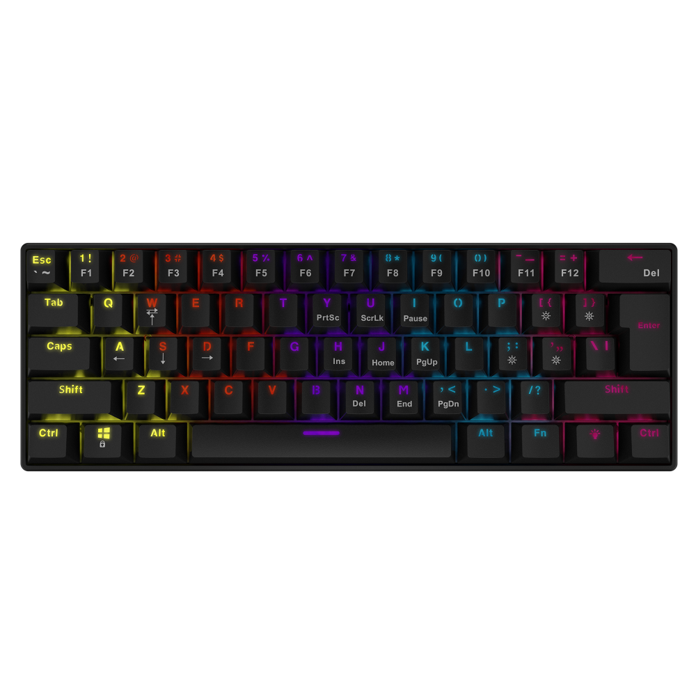 Teclado Mecanico XPG SUMMONER MINI Switch Red  60% RGB Español - Negro