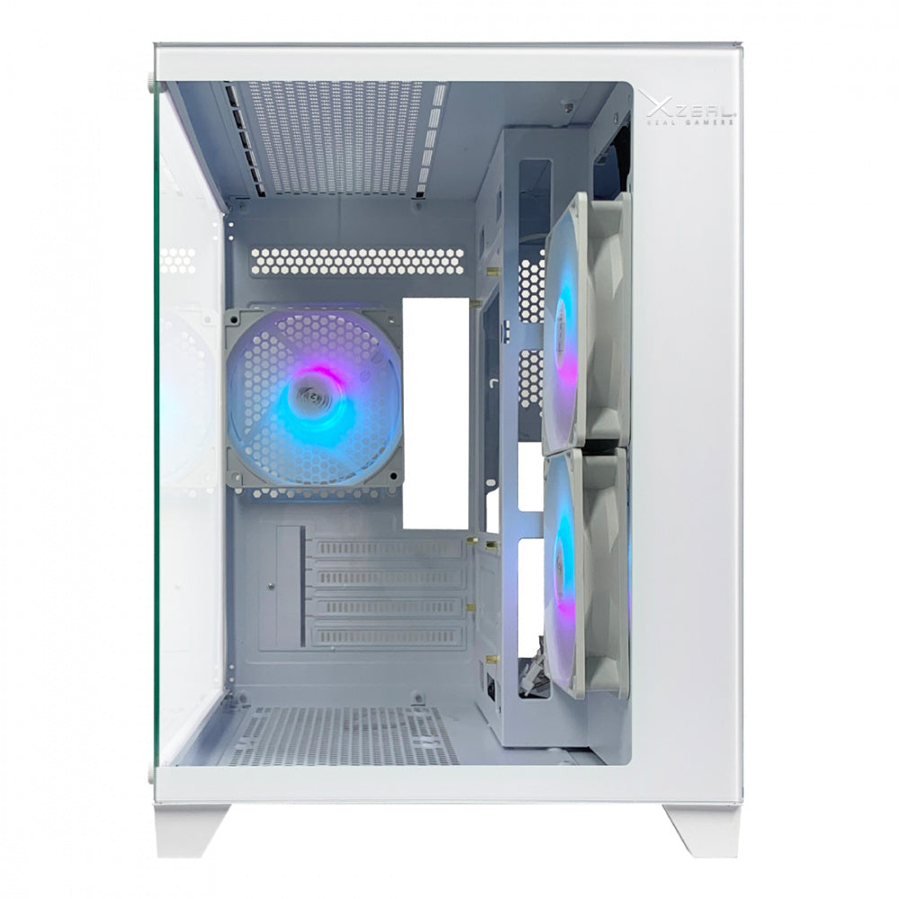 Gabinete XZEAL Panzer II Cubo CX12- Micro ATX- Blanco