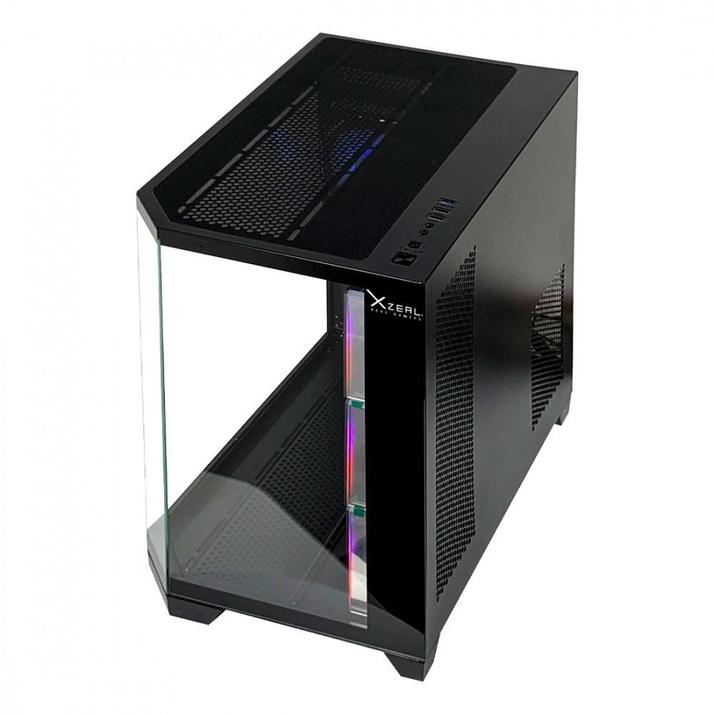 Gabinete XZEAL X-TRON- Micro ATX- Negro