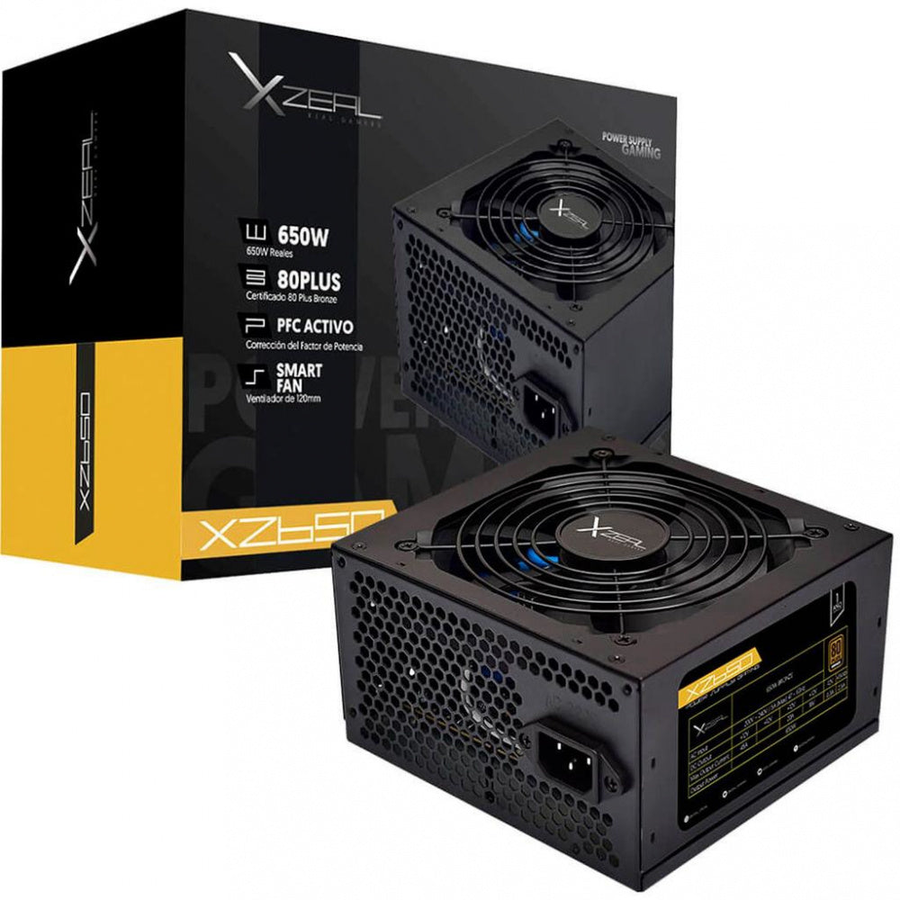 Fuente de Poder Xzeal XZPS650B 650w 80 PLUS Bronze