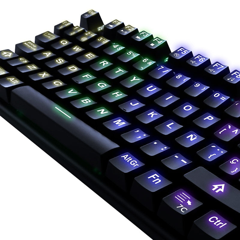 Teclado Mécanico Gamer YEYIAN YAT1804 RGB SPARK SERIE 2000 - Switch Blue