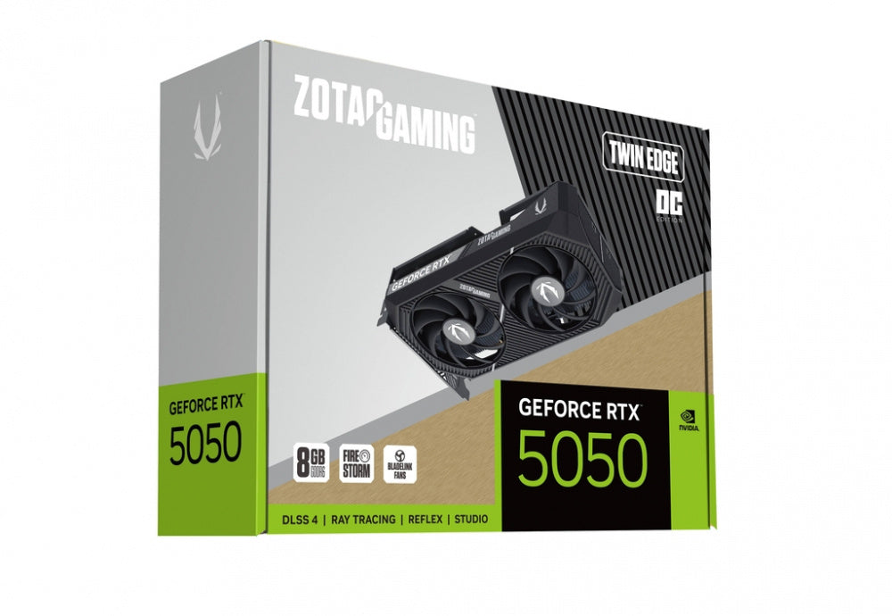 Tarjeta de Video Zotac NVIDIA GeForce RTX 5050 Twin Edge OC 8GB