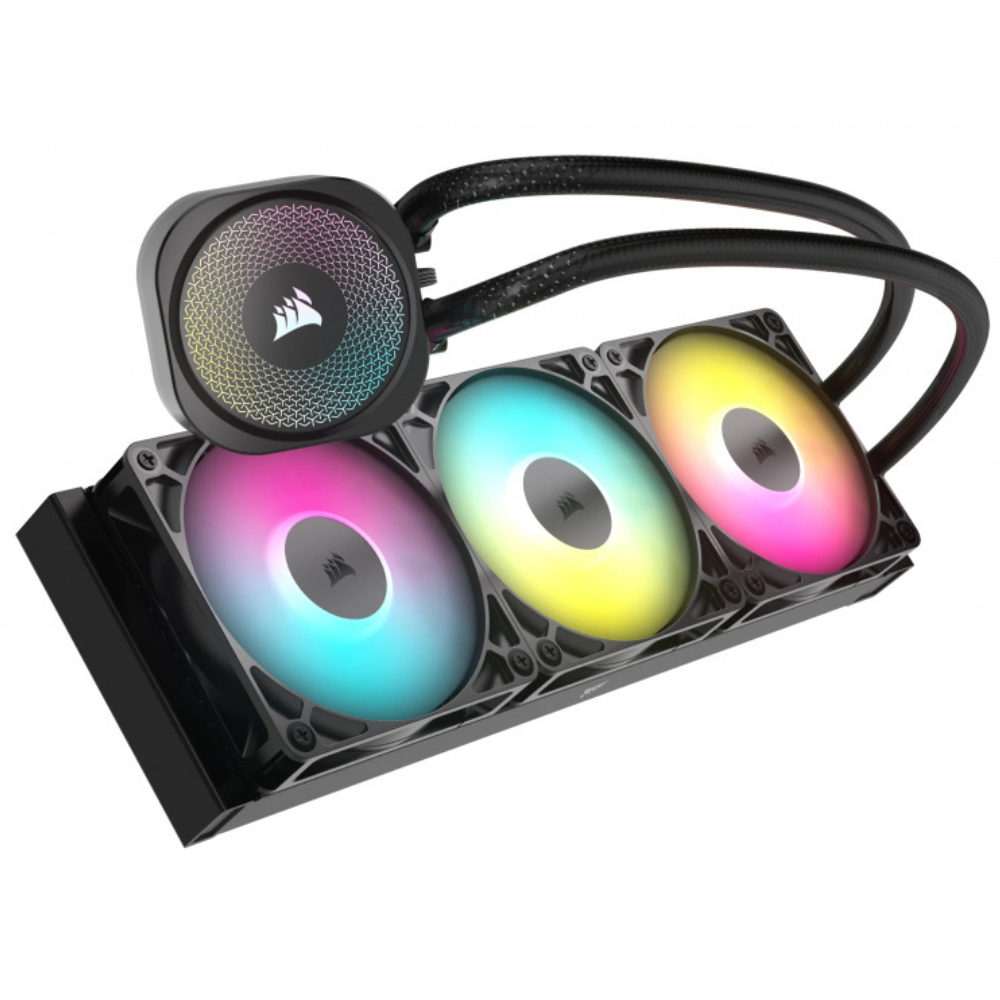 Enfriamiento líquido Corsair Nautilus 360 RS, ARGB, 3X120mm, Negro