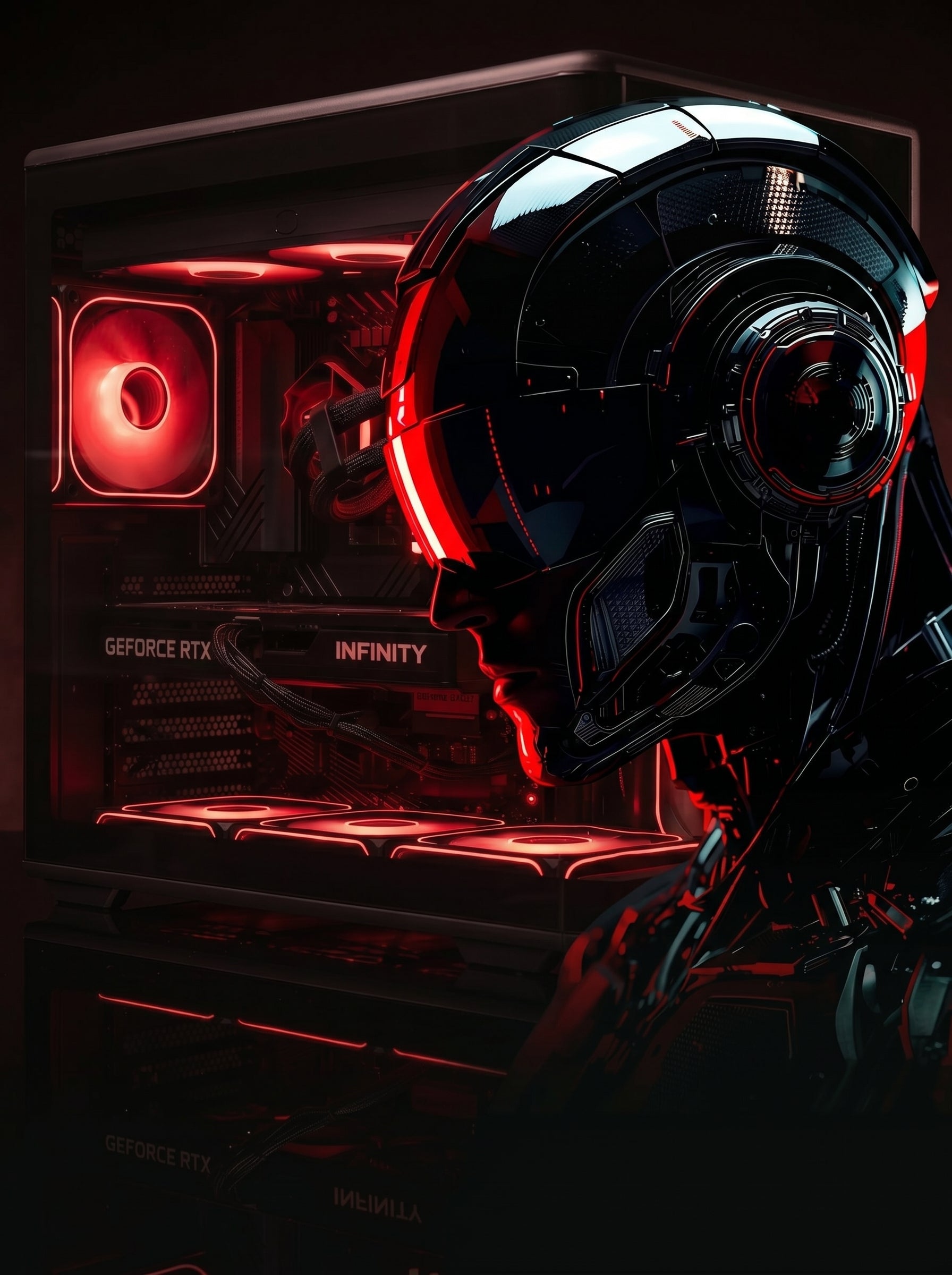 Computadora Demon - Ryzen 5 9600X - 32GB RAM DDR5 - RTX 5070 12GB - 1TB SSD NVME