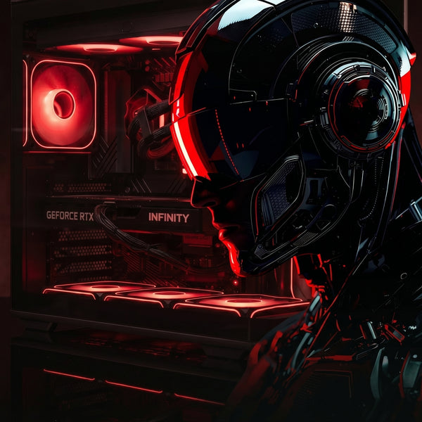 Computadora Demon - Ryzen 5 9600X - 32GB RAM DDR5 - RTX 5070 12GB - 1TB SSD NVME