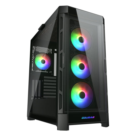 Gabinete Cougar DuoFace Duo Pro RGB - EATX - Negro