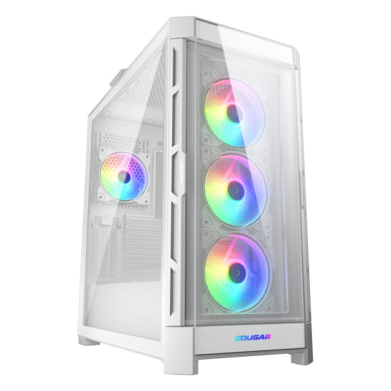 Gabinete Cougar DuoFace Duo Pro RGB - EATX - Blanco