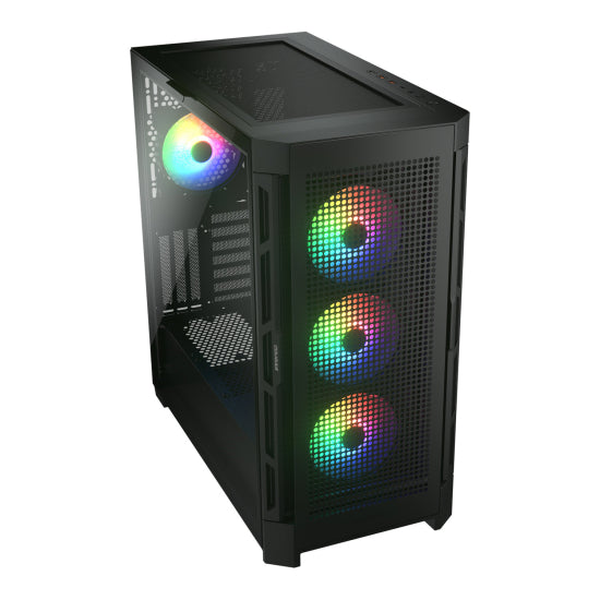 Gabinete Cougar DuoFace Duo Pro RGB - EATX - Negro