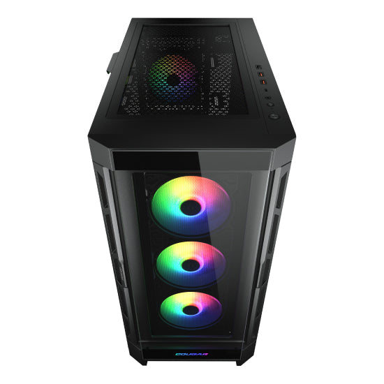 Gabinete Cougar DuoFace Duo Pro RGB - EATX - Negro