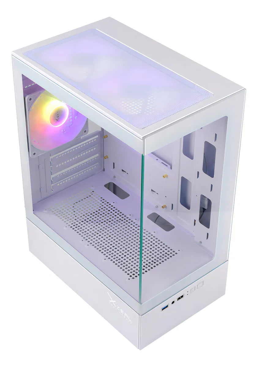 Gabinete XZEAL X-Zynergy- Micro ATX- Blanco